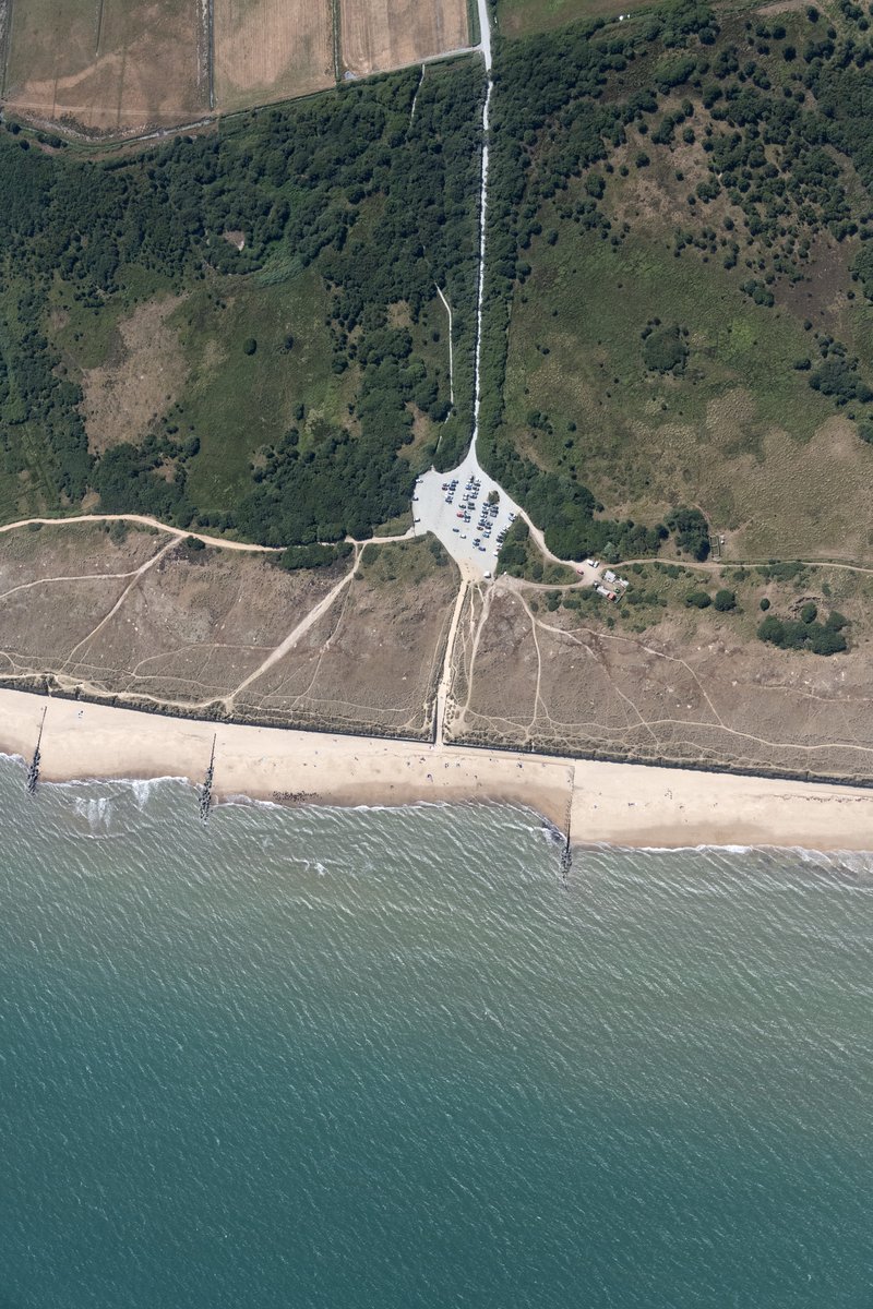 johnfielding001's tweet photo. Horsey Beach car park - Norfolk coast aerial #Horsey #Norfolk #AerialPhotography https://t.co/x6WH2qel03