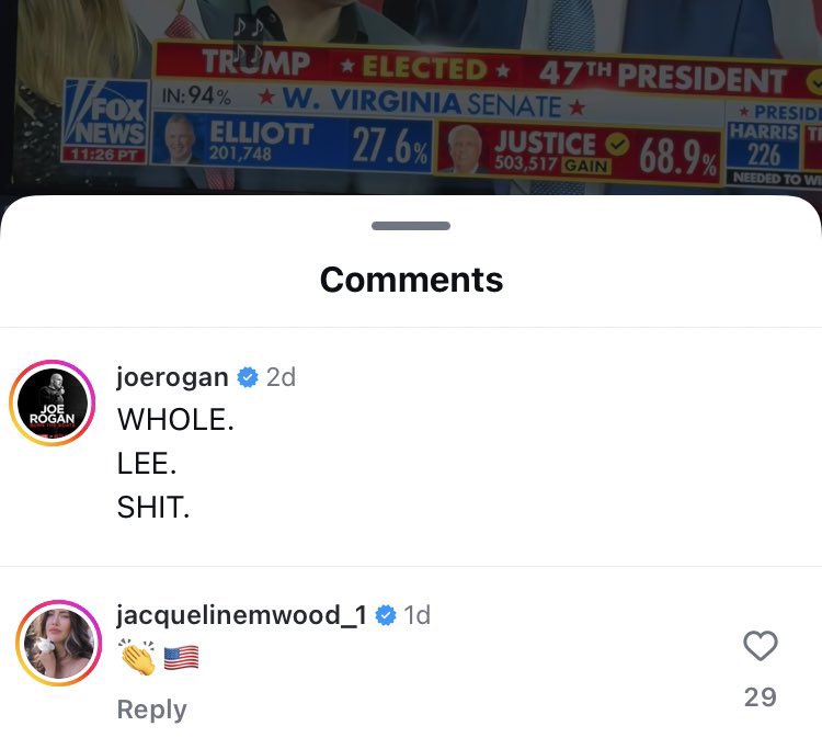 primelayla's tweet photo. CBS is low-key MAGA central though. I found out when half of B&amp;B cast liked and commented Russell Brand’s post about Trump’s reelection.
I posted about it here then.

#BeyondTheGates https://t.co/vEmoKCLvWu