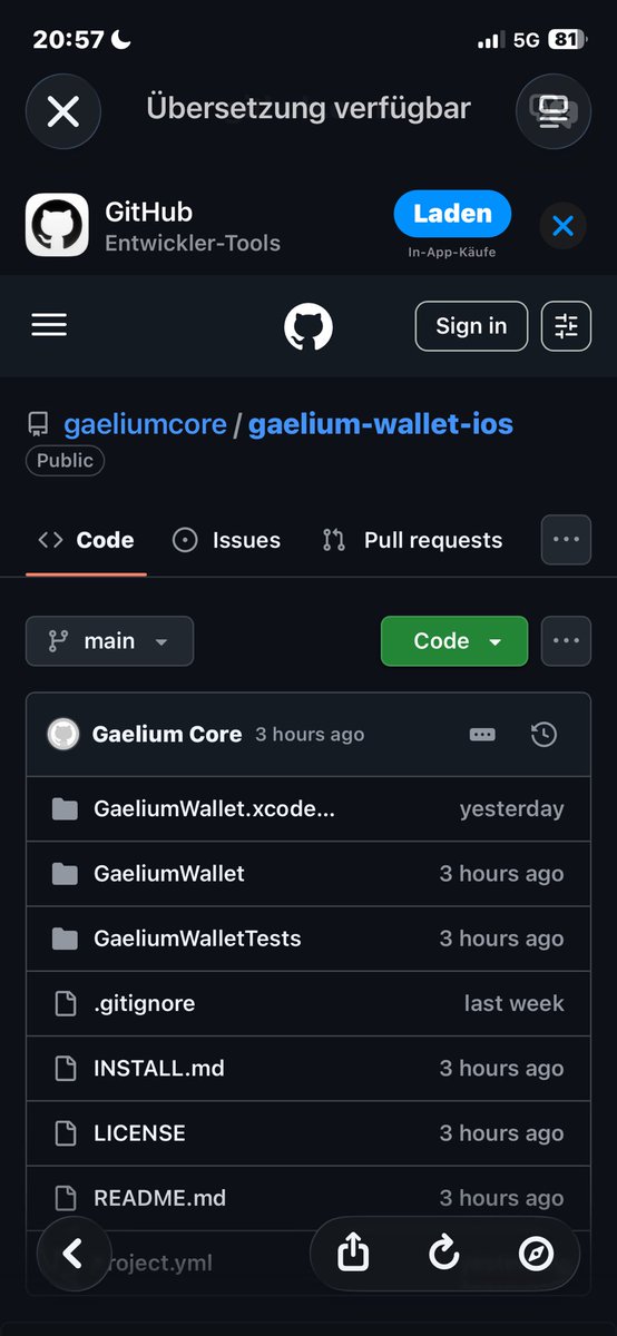 trapbroka's tweet photo. Community Update — Gaelium iOS Wallet

The Gaelium iOS Wallet is actively being developed and the GitHub repository is getting fresh updates. 🛠️📱

The latest changes were pushed just 3 hours ago — development is moving fast.

Open source. Built by the community. Built for Gaelium. ⚡️

One more step forward. $GAEL 🦾⛏️

#Gaelium #GAEL #Crypto #Blockchain #Crypto #Bitcoin #BTC #Ethereum #ETH #Solana #SOL #Cardano #ADA #Altcoins #GitHub