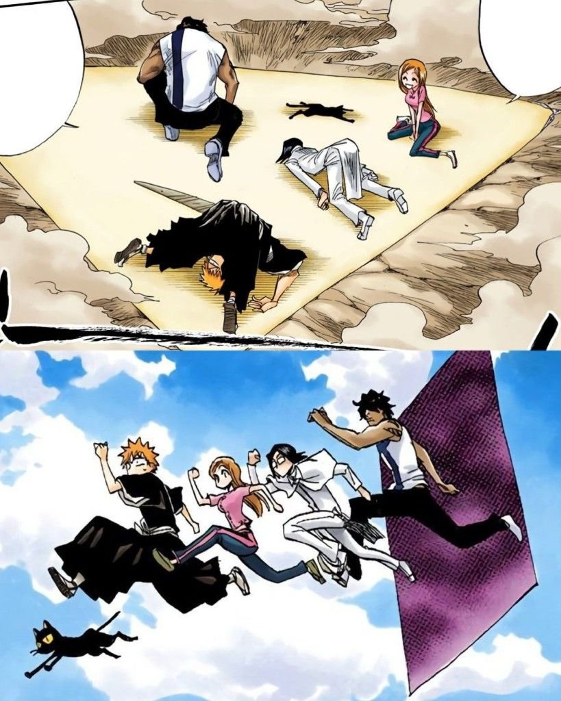 Retro_Bleach1's tweet photo. I love this goofy side of Bleach https://t.co/pJAUS8EEa7
