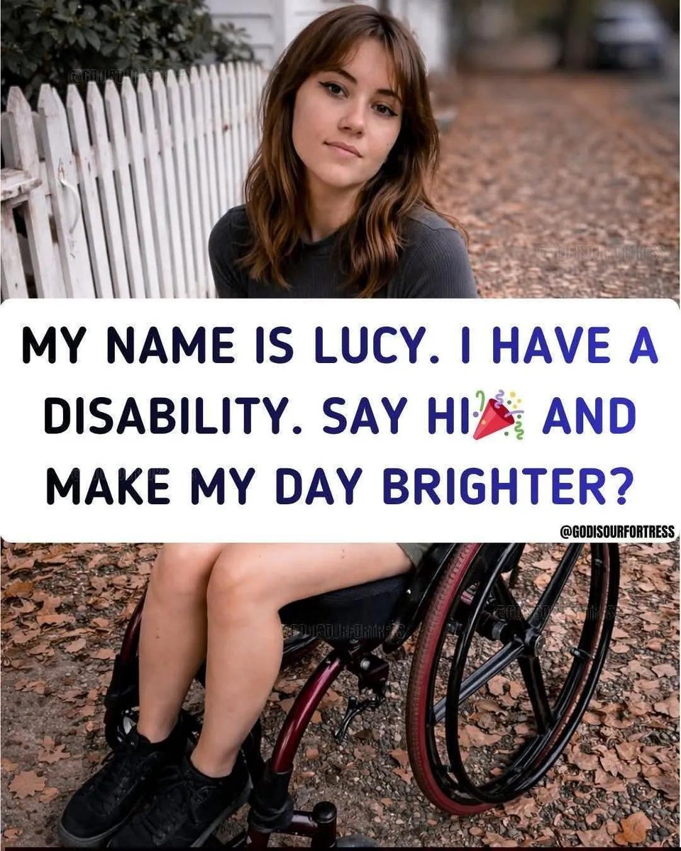 Lisakhant11's tweet photo. MY NAME IS LUCY. I HAVE A DISABILITY. SAY HI AND MAKE MY DAY BRIGHTER? https://t.co/zCEeR7iA5s
