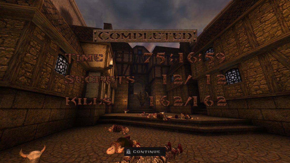 ShujinDropout's tweet photo. Really enjoying the new Quake dlc but it took me over an hour to find all the secrets in the second level 😭 https://t.co/jhl0uHTIeD