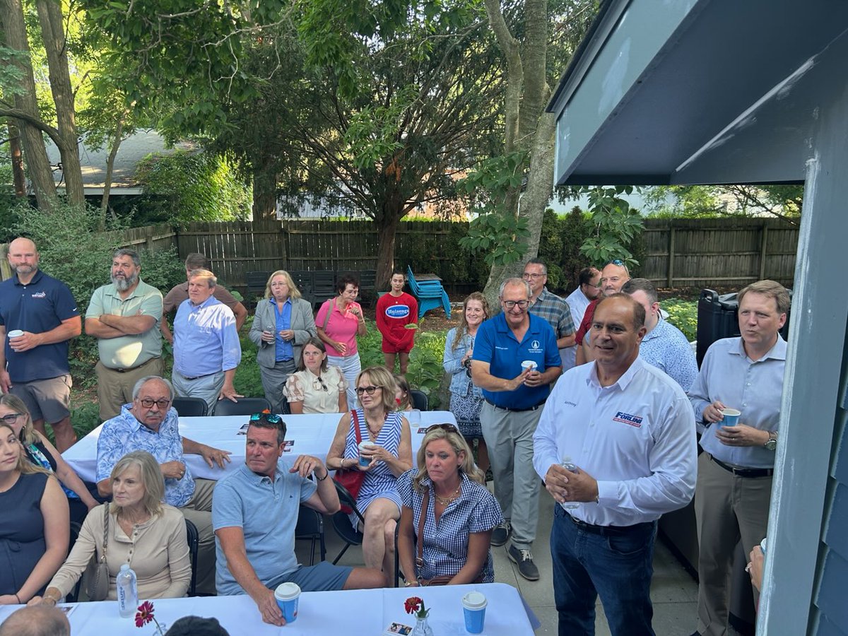 tonyforlini1's tweet photo. Yesterday - as is every day you are on the campaign trail - was very humbling. 

Bob Genetski, Allegan Co Clerk and former State Representative (we served together) mentioned weeks ago he wanted to help me and offered to host a fundraiser. We took him up on his generous offer. 

When I showed up yesterday to the event in Saugatuck, I was in awe to see so many long time friends and many of them current Elected Leaders there to rally around me for this race for Secretary of State. 

It's one thing to say "good job buddy!" - it's another thing to give your time, energy, and financial support. 

The best way I know to say thank you to Bob and all of you is to just keep working HARD to win in November. 

I am humbled - and grateful - for your support. 

But the way I feel is - a vote for me is really a vote for each of you and a better Michigan. 

Just 86 days to go ... 

#blessed

@DougLloyd4ag @billhuizenga