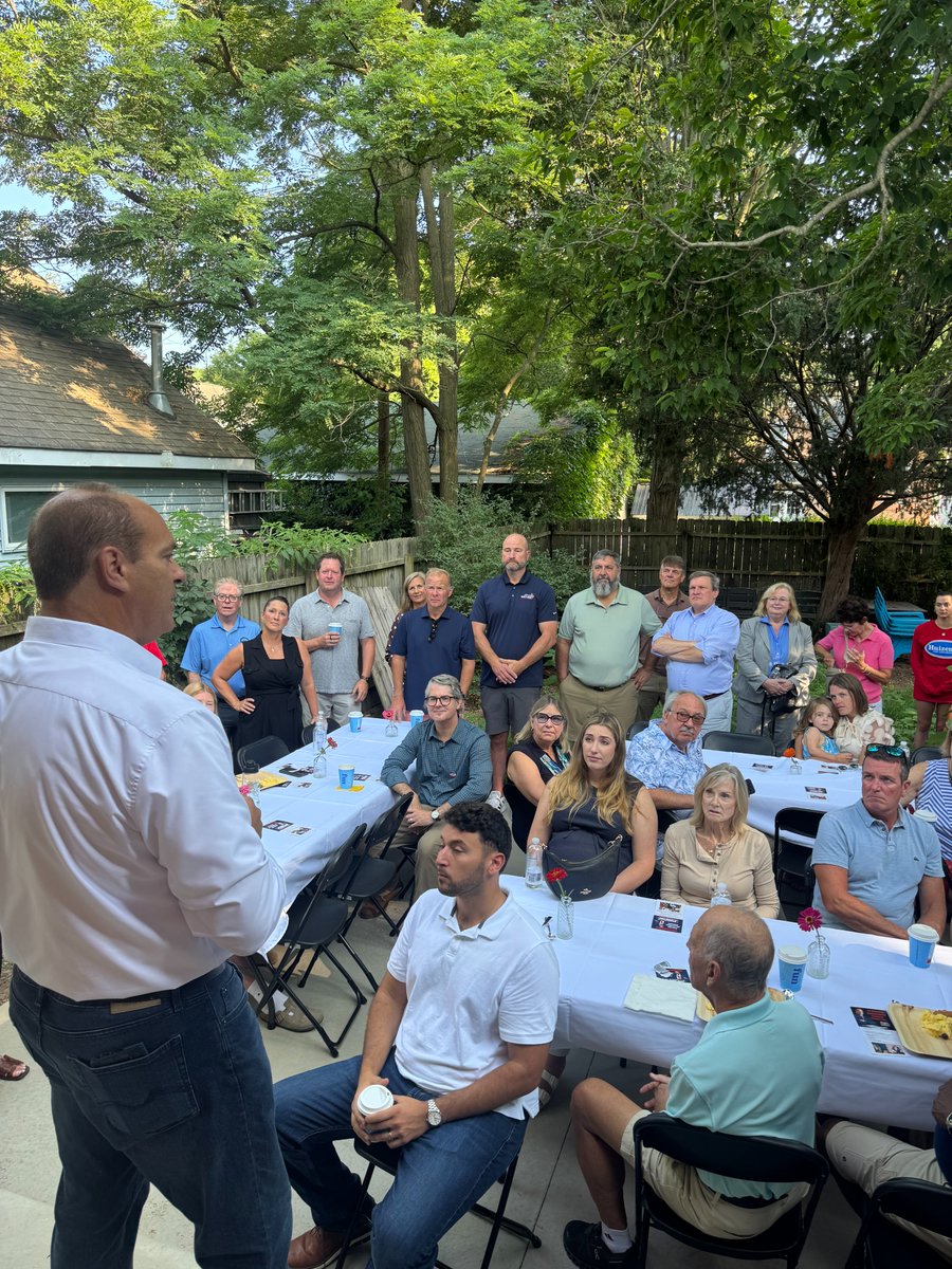 tonyforlini1's tweet photo. Yesterday - as is every day you are on the campaign trail - was very humbling. 

Bob Genetski, Allegan Co Clerk and former State Representative (we served together) mentioned weeks ago he wanted to help me and offered to host a fundraiser. We took him up on his generous offer. 

When I showed up yesterday to the event in Saugatuck, I was in awe to see so many long time friends and many of them current Elected Leaders there to rally around me for this race for Secretary of State. 

It's one thing to say "good job buddy!" - it's another thing to give your time, energy, and financial support. 

The best way I know to say thank you to Bob and all of you is to just keep working HARD to win in November. 

I am humbled - and grateful - for your support. 

But the way I feel is - a vote for me is really a vote for each of you and a better Michigan. 

Just 86 days to go ... 

#blessed

@DougLloyd4ag @billhuizenga
