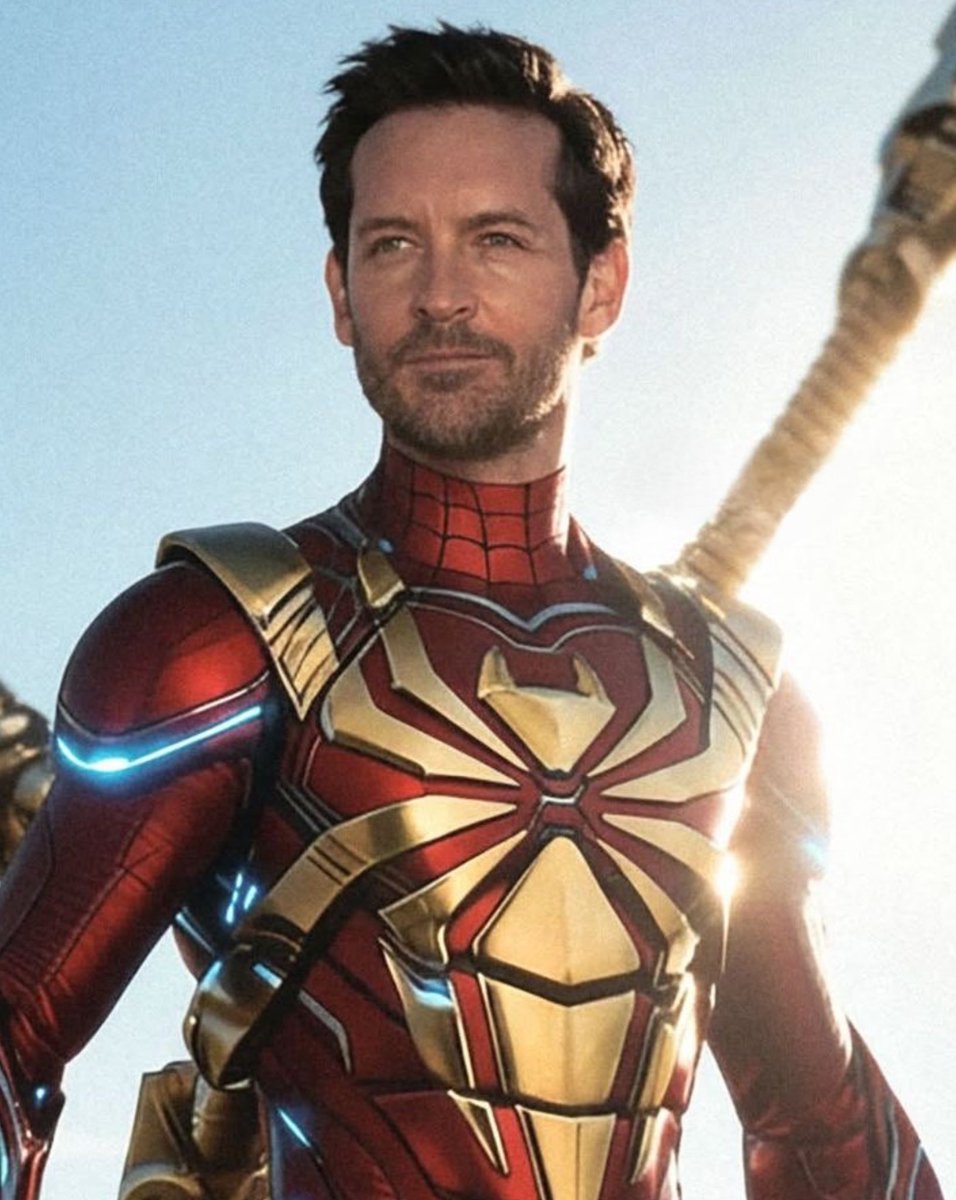 CultureCave_'s tweet photo. 🚨Tobey Maguire will reportedly wear the Iron Spider-Man Suit in ‘AVENGERS: DOOMSDAY’. https://t.co/DKm4SqVHnV