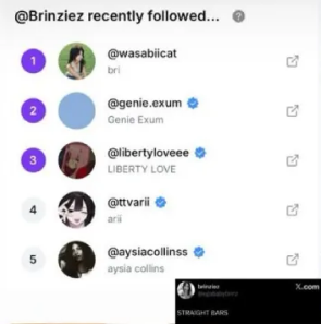irishyk08's tweet photo. The week of the OSCS party, people found out Bri refollowed Aysia. Viewers were confused why she was there and Jasontheween was also. Because Sakura (Jason's GF) and Aysia have beef. Turns out Bri invited Aysia even though she knew about the beef with Sakura. https://t.co/Y0vHD7kIJK