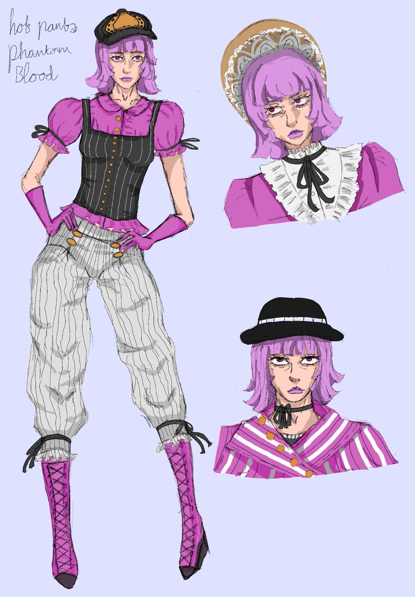 yes0ryes's tweet photo. hot pants if she were in Phantom Blood ^_^ #hotpants https://t.co/YDGG0BveEk