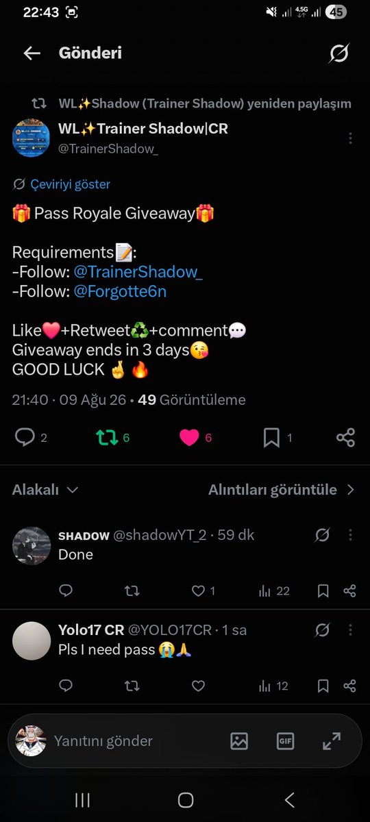 MonkeyWordanDvx's tweet photo. @TrainerShadow_ @Forgotte6n Done ✅ https://t.co/1ewQChzQdS