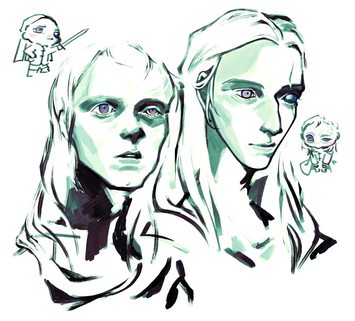 setsprdaeth_06's tweet photo. my beautiful princesses #aegond
#hotd #aegontargaryen #aemondtargaryen https://t.co/39nMQb7Zbe
