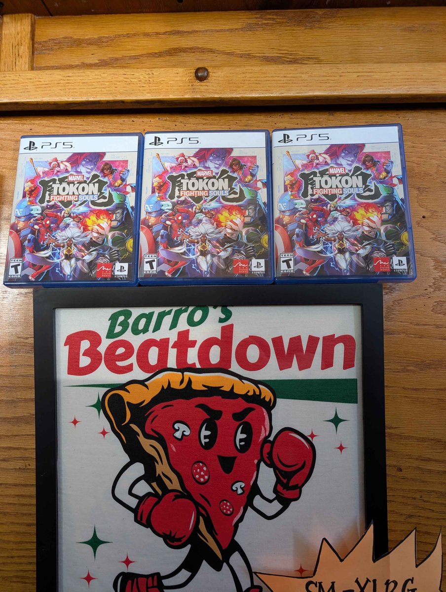 BarrosBeatdown's tweet photo. We are giving away 3 copies of Marvel Tokon for the PS5 tomorrow!

Anyone who enters into SF6 and Wii Sports Boxing will get a free raffle ticket!

Register now!
https://t.co/P5F2BXEomt https://t.co/XSpBJIlSFv