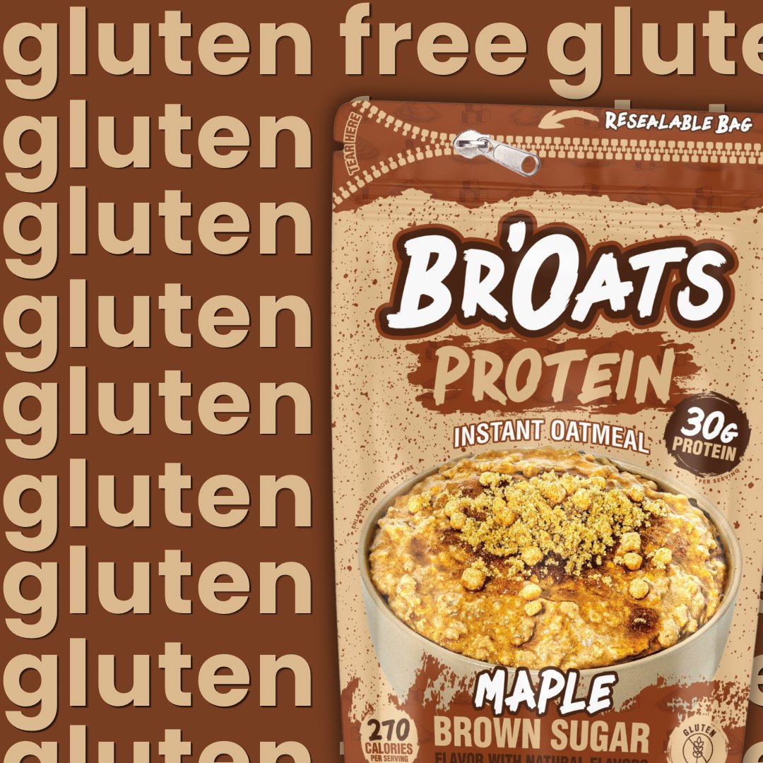 eatbroats's tweet photo. Craving something sweet and tasty? 🥣 Our incredibly delicious Br’Oats flavors will cure your cravings guilt-free 😋 You’ll even get 30g of protein per serving with gluten free ingredients 👏💪

#broats #protein #oats #oatmeal #proteinoats https://t.co/5a0F6cqiX5