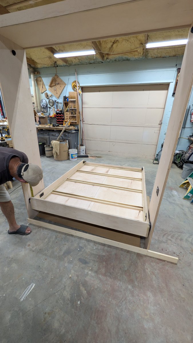 Joe_Batchler's tweet photo. Assembled and moved a new murphy bed with my grandpa https://t.co/CzFpzwfiLq