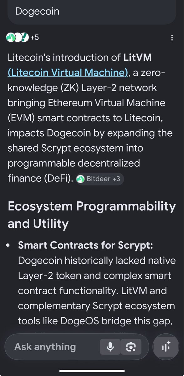 Dogelooking's tweet photo. @DogeAccept @grok So with this being most likely implemented in the future for Litecoin does this mean Dogecoin rides with it by default ? https://t.co/1PJMYgTbSB