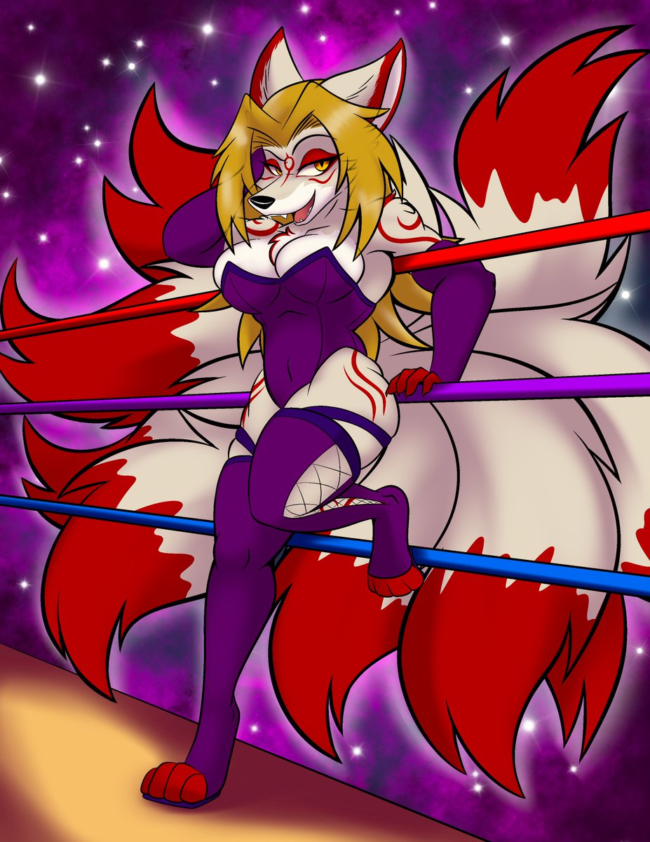 Nekotigerfire's tweet photo. Lets show Asuka a bit more flashy! Drawing with her all her tails is crazy, do not recommend!!!

Character belongs to me and my husband
Art belongs to me do not replicate https://t.co/o3MHRgcnYR