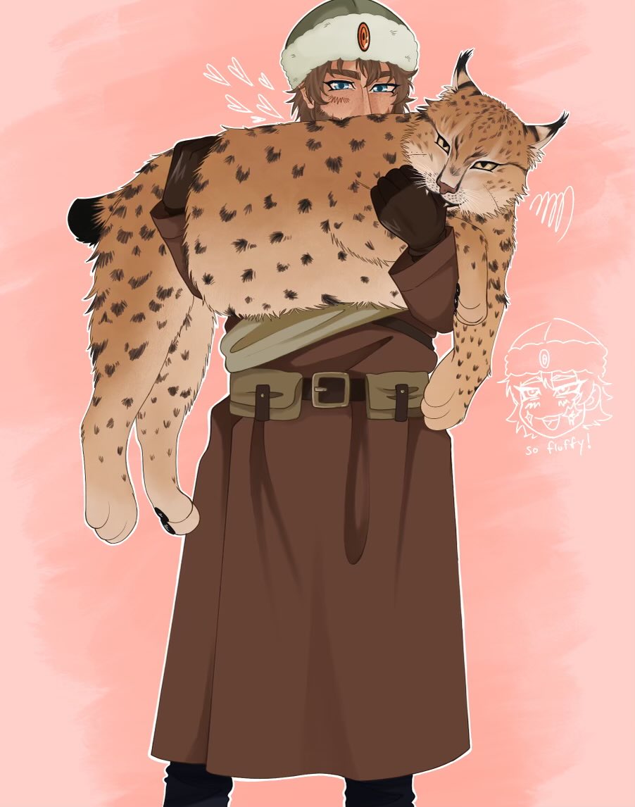 infinitenovas's tweet photo. Put that big ass cat down… Vasily is exactly where he wants to be 😺
Sorry I suck at drawing animals but I freaking love Lynxs so I had to try…
#vasio https://t.co/htn9ICdU0l