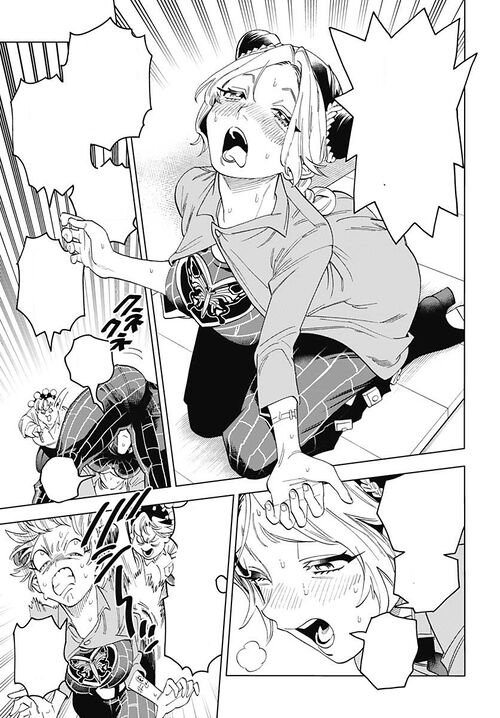 Jojolion_2011_'s tweet photo. Cómo dato 
El último spinoff one-shot que sale en este meme es el de Fujiko's Bizarre Worldly Wisdom -Whitesnake's Miscalculation-
La prota es Fujiyama Fujiko y si stand se llama Bad romance 
Y el one-shot es curioso... https://t.co/lA1n34aKKh