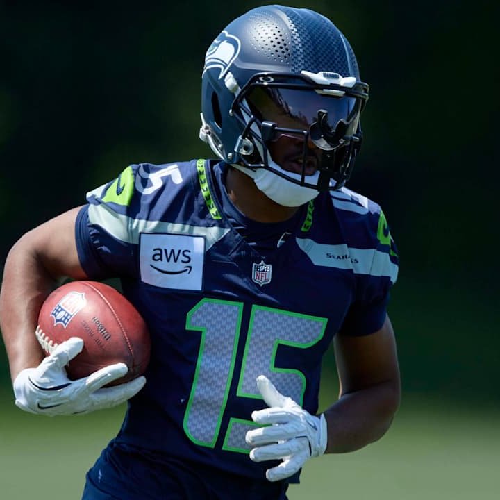 SeattleONTap's tweet photo. The Seahawks are so lucky to have this WR group:

📌 Jaxon Smith-Njigba
📌 Rashid Shaheed 
📌 Cooper Kupp
📌 Tory Horton Jr. https://t.co/wMrIVTTha6