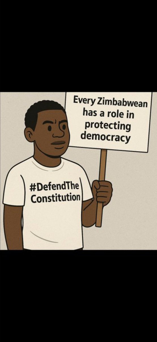 mutamba_tsitsi's tweet photo. Democracy dies when good people stay silent and bad people follow orders. The Constitution is our only weapon against that death  not as a museum piece, but as a live wire. 
#DefendTheConstitution https://t.co/SJk2xw2FtS
