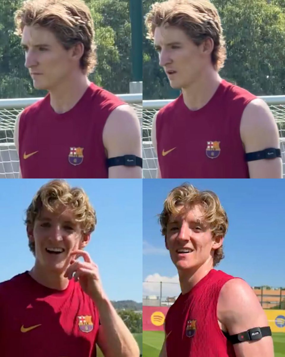 InvictosSomos's tweet photo. Después de destacar en los dieciseisavos de final, octavos de final, cuartos de final y semifinales de la Copa del Mundo con la Selección de Inglaterra, Anthony Gordon comenzó oficialmente su aventura como jugador del FC Barcelona. 

Sí, señoras y señores, hoy el habilidoso atacante inglés tuvo su primer entrenamiento con el Barça.

Llegó el nuevo socio de Lamine Yamal, Raphinha, Karim Adeyemi, Dani Olmo y Fermín López. Llegó un jugador que siempre soñó con unirse al club blaugrana. Llegó un refuerzo que se dejará absolutamente todo por ganar la Champions League.

SONRÍEN LOS CULÉS.