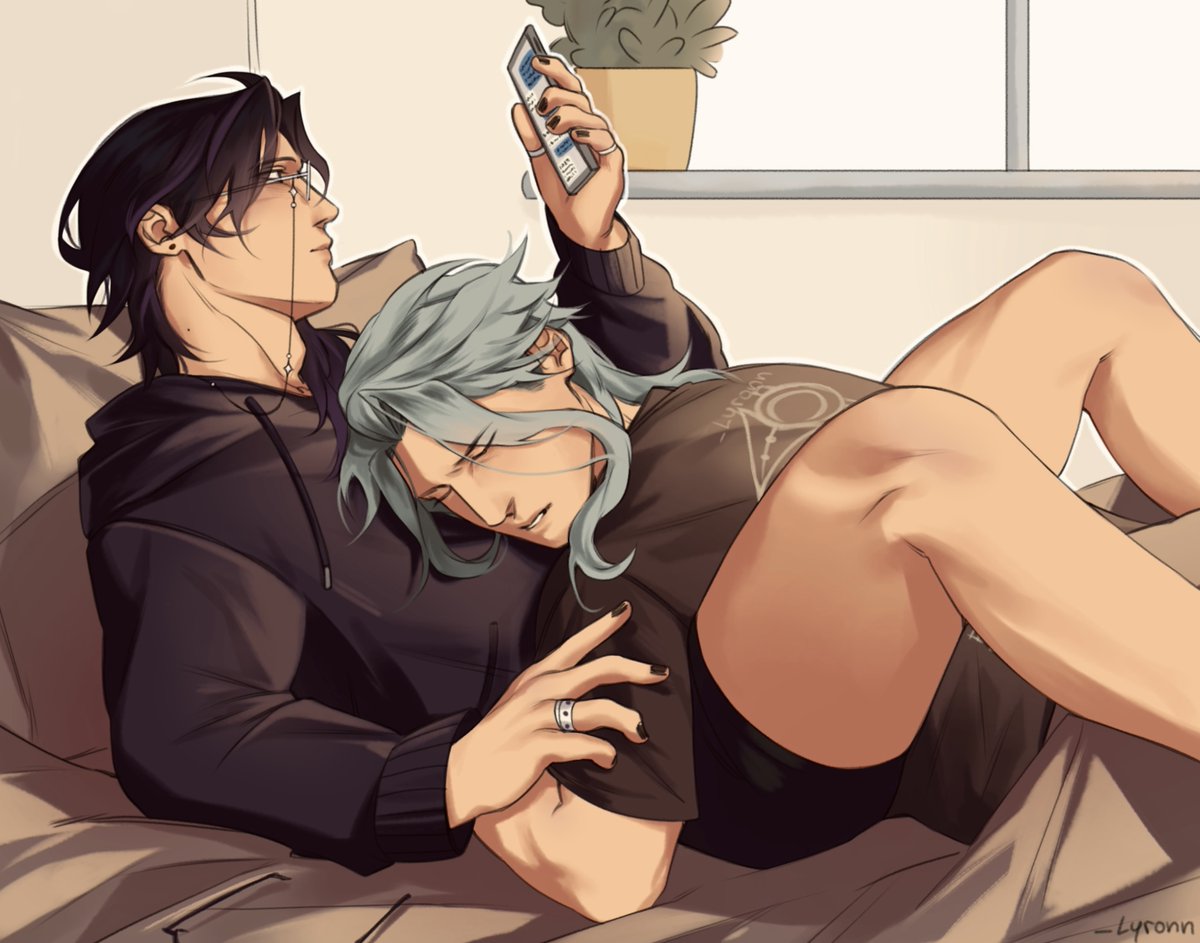 _Lyronn's tweet photo. modern au #dottolone https://t.co/fxrZ4aAdf3