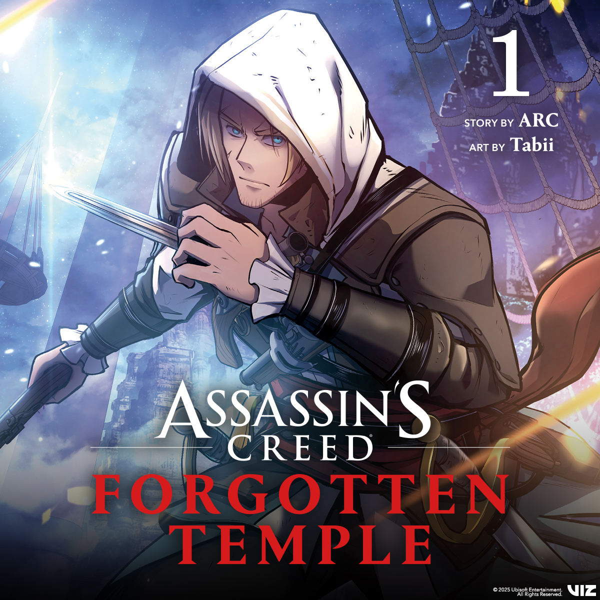 assassinscreed's tweet photo. 🏴‍☠️The first physical volumes of AC Forgotten Temple are now available!

Experience more stories with Edward Kenway now: https://t.co/4VlCNoWgeH

#AssassinsCreed https://t.co/mmFhppGQxM
