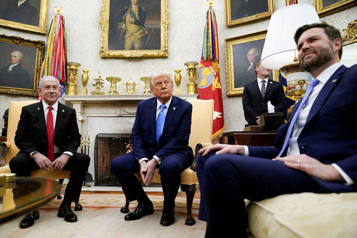 afalkhatib's tweet photo. The announcement by Prime Minister Netanyahu that Israel rejects President Trump’s 15-point plan for the disarmament of Hamas and the demilitarization of Gaza offers no substantive or specific critiques beyond what has already been communicated and agreed upon in the adjusted framework for the proposal; meaning that this statement is little more than an exercise in public relations and messaging meant for an Israeli audience getting ready for a consequential election, rather than an actual position shift or refusal to proceed. The Board of Peace’s executive director, Nickolay Mladenov, already met with Netanyahu last week and came out with a modified framework that incorporates Israel’s objections and conditions that the Prime Minister spoke about for supposedly rejecting the deal today

The updated framework already reflects Netanyahu’s conditions: Israel will not withdraw to the “Yellow Line” or to Gaza’s borders until Hamas, PIJ, and the major clans are fully and verifiably disarmed. The distinction between heavy and light weapons was removed, and the idea of “storing” weapons for Hamas was not even mentioned in the first place. Israel would ultimately withdraw from Gaza while leaving behind delegitimized, decapitated, disarmed, and hollowed-out remnants of an organization that cannot pose a threat to the Jewish state. The deal on the table is precisely what Netanyahu claims he is pursuing. So yes, his statement today is hollow, meaningless, and reeks of a politician posturing as a tough man to make up for his catastrophic track record that includes helping entrench Hamas’s rule and presiding over the worst single-day security failure in Israel’s history.

Meanwhile, reporting from Israel indicates that, to set the stage for implementation, the IDF has paused targeted assassinations of Hamas and other October 7 perpetrators, with any future strikes requiring approval from Chief of Staff Eyal Zamir. Netanyahu and Defense Minister Katz have also approved a pilot residential community in Rafah beyond the “Yellow Line,” enabling construction in the Israeli‑controlled section of Gaza. The Board of Peace also just issued a contract tender to build a base for housing International Stabilization Force (ISF) peacekeepers inside Gaza. These steps suggest a movement, however slow, toward the implementation of the disarmament proposal.

The plan, while difficult, messy, uncertain, and vulnerable to disruption, remains the only viable path to reducing Hamas’s finite arsenal and opening space for a transitional process after nearly three years of war. Netanyahu cannot meaningfully reject a proposal that already reflects his demands and that President Trump is investing significant political capital to advance.