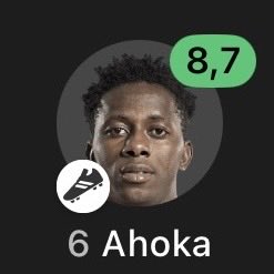 RisingStarXI's tweet photo. 🇨🇩 💫 𝗝𝗨𝗟𝗘𝗦 𝗔𝗛𝗢𝗞𝗔 (𝟮𝟬, 𝗗𝗠) against SK Beveren: 

• 90 Minutes 
• 20 BALL RECOVERIES 
• 1 ASSIST 
• 82 Touches 
• 7 Passes Into Final Third
• 1 Big Chance Created
• 4 Tackles
• 2 Clearances 
• 7 Ground Duels Won

𝗬𝗢𝗨 ����𝗨𝗦𝗧 𝗞𝗡𝗢𝗪 𝗧𝗛𝗜𝗦 𝗗𝗘𝗙𝗘𝗡𝗦𝗜𝗩𝗘 𝗠𝗜𝗗𝗙𝗜𝗘𝗟𝗗𝗘𝗥.