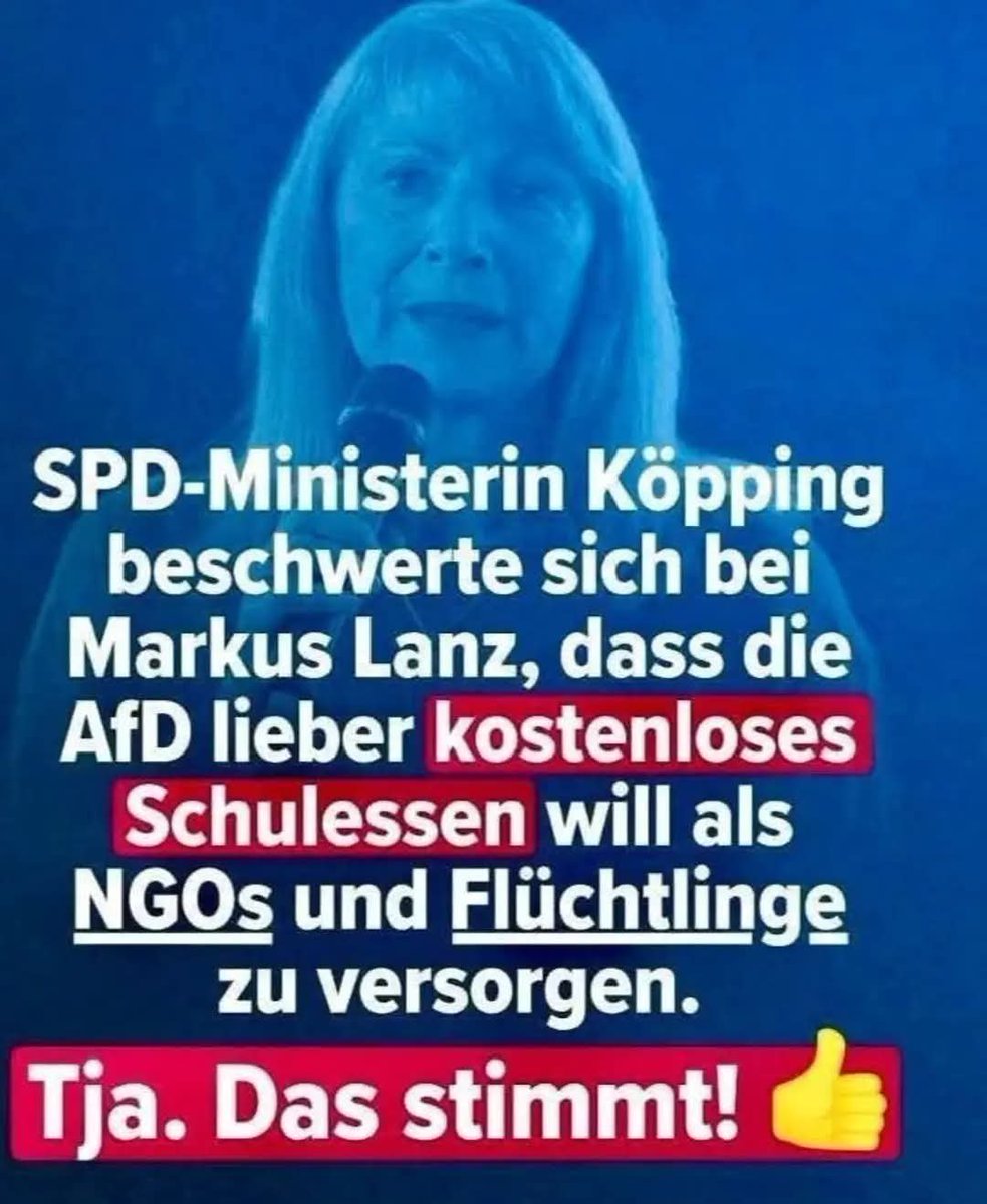 Alexand5095690's tweet photo. @stepsenmccool Sicher Altparteien 
 gemeint ,stimmt bei deren Lügen und Kandidaten einer demokratisch gewählten Partei einfach vom Stimmzettel streichen ist ja Diktatur. Verstehe dich vollkommen armer Hase aber ändern kannst du halt nix. Und solange ihr kostenlose Werbung für die AfD macht 👍 https://t.co/9JLxUxNNsO