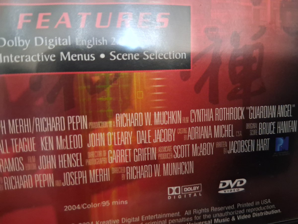blsummers84's tweet photo. They misspelled his name TWICE!! Poor guy.

Director #RichardWMunchkin
#GuardianAngel1994 #PhysicalMedia #Cinema https://t.co/r7xyyMnHuC