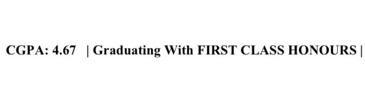 mjae_x's tweet photo. Bsc. Aerospace Engineering 🔥

First Class Honors 🐴🧎‍♂️‍➡️
Can only be God 🙏🏽 https://t.co/6i3ZX6n1d1