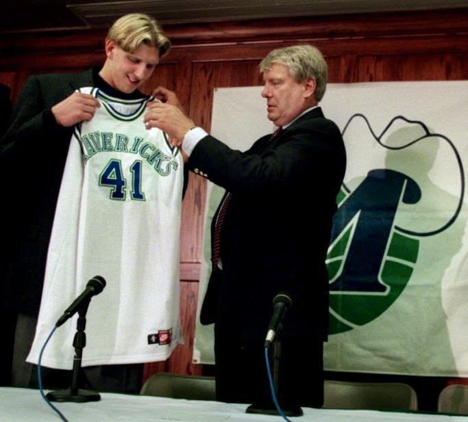 ClutchNumbers's tweet photo. @swish41 That says everything about Nellie's impact. He didn't just coach Dirk, he gave him the freedom and belief to become the player who changed what people thought a 7-footer could be. https://t.co/beCaEYyA0Q