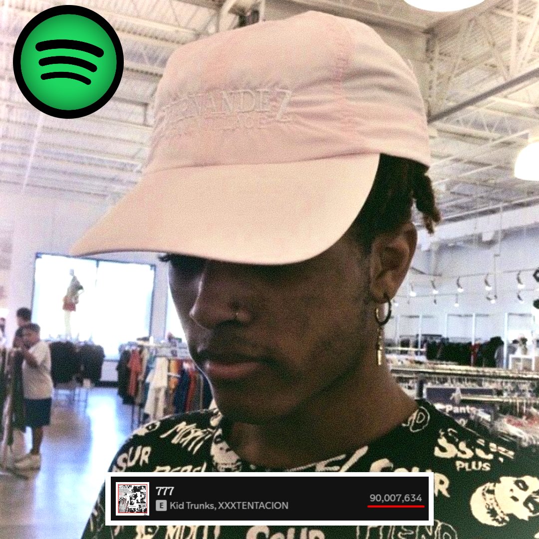OlenRainold's tweet photo. XXXTENTACION’s song ‘777’ has now surpassed 90 Million Streams on Spotify.

— it’s his 64th song to reach this milestone.
— 5th song from ‘Members Only, Vol 3’ project to reach 90m streams.

RIP X. 🖤#LLJ https://t.co/tsCDCuRXnz