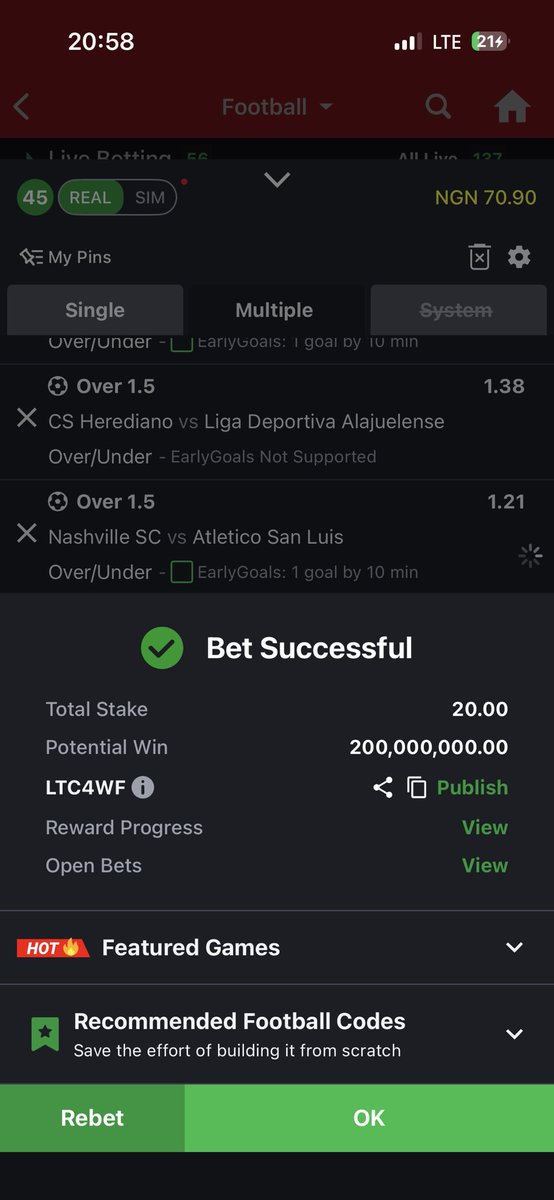 Mrsam4u01's tweet photo. FT over 1.5 
✅👇 tag your best editor

#Sportybet #Sportybetcode #trending 🔞 https://t.co/E5UCzzG7F1