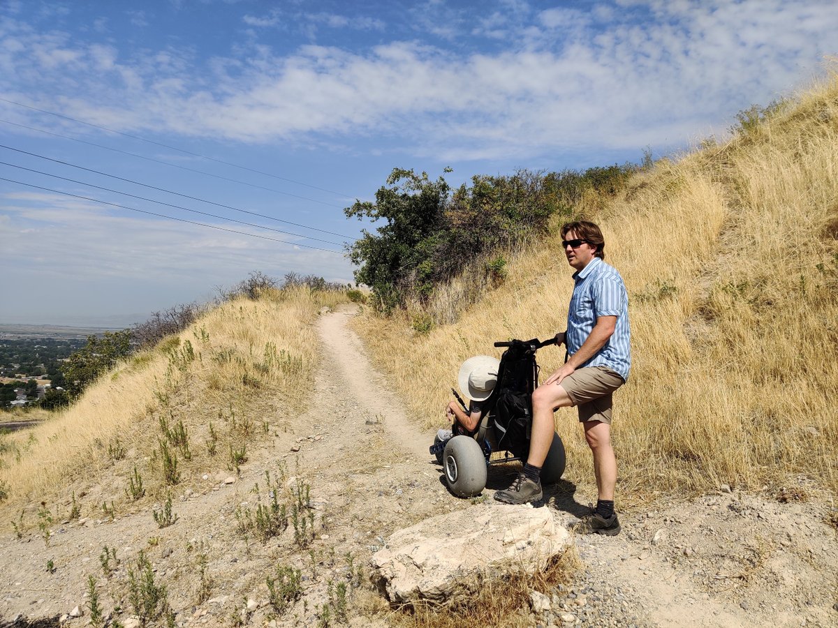 ExtremeMotus's tweet photo. Hitting the trail, chasing the next advenutre

Get your Extreme Motus: All-Terrain wheelchair at: https://t.co/29MpiiuPh4 https://t.co/mF9BWsr3Xx