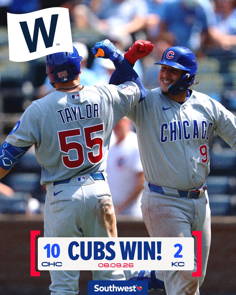 Cubs's tweet photo. 18 hits and a series win later. 🔥 https://t.co/6DJYysMX0q