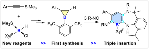 Boron_Chemistry's tweet photo. Synthesis of Less-Substituted Borirenes Enabled by a Crystalline Arylhalohydroborane Reagent ( @J_A_C_S ): https://t.co/UMUJWLod7w ( @CCH_SJTU ). https://t.co/3nxul7LF4M