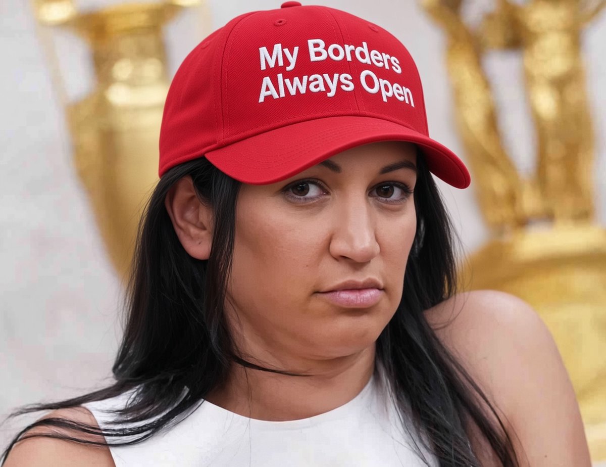 CjMfdt's tweet photo. Turns out Katie Miller is definitely in favor of open borders. Just ask half of Washington DC. https://t.co/b4dZkkbmMq