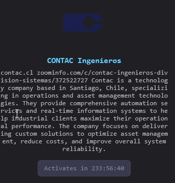 chum1ng0's tweet photo. 🔴🇨🇱El grupo de ransomware The Gentlemen publica:

A CONTAC Ingenieros (Contac Ingenieros Ltda.) es una empresa chilena de tecnología e ingeniería con más de 40 años de experiencia. 

Se especializa en automatización, control de procesos, informática industrial y gestión de operaciones para sectores como minería, energía, celulosa y petroquímica.  

#Gentlemen #ciberataque #ciberseguridad #ransomware #Chile #DarkWeb