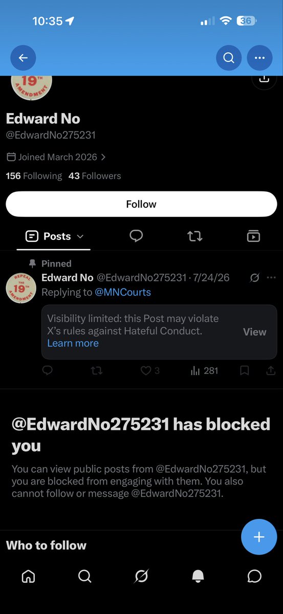 nullentity666's tweet photo. @MelonieMacMcSag @EdwardNo275231 Also Ironic because he blocked me as soon as he got upset over a tweet. What a bitch 😝 https://t.co/IUJYo6l1Ch