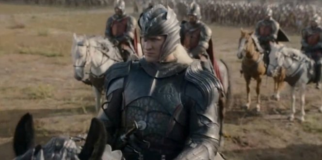 Targ_Loyalist's tweet photo. He's been praying for times like this. You can tell the Rogue Prince is having so much fun in this episode. 😭
#HouseOfTheDragon https://t.co/WSUDzfNuGu