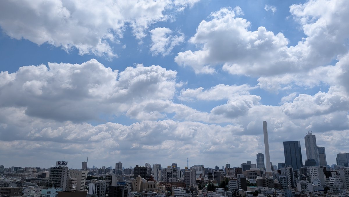 ChakushinON's tweet photo. おはようございます
今週は台風接近週間ということで板橋区の空は早くも雲多め☁️☁️☁️
台風って昔は西から東に移動するのが多かったけど今回は東から西🙊!?
明日の午前中は植木鉢の台風対策で忙しくなりそうです🪴
ってお仕事お仕事だよ〜🧑‍💻
今週もお気をつけてふぁいとです👋🐱
#イマソラ #板橋区 https://t.co/JJ1nIdeyVx