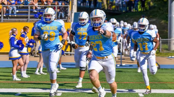 heyy56_'s tweet photo. I will be attending widener university 9/12 for a game day visit #agtg #dawgway  @A_Isaacs44 @CoachGutierrez2 https://t.co/0CYh9sMmp4