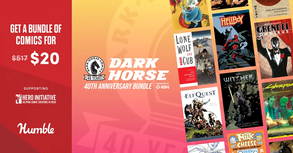 The Dark Horse 40th Anniversary Bundle Presented by IGN | Humble