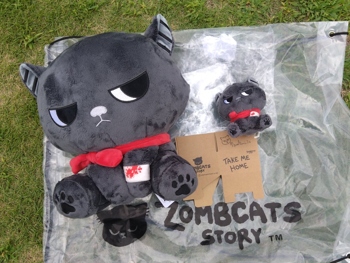 morimeiworks ZOMBCATS TAKE ME  ぬいぐるみ mikazuki on X: 