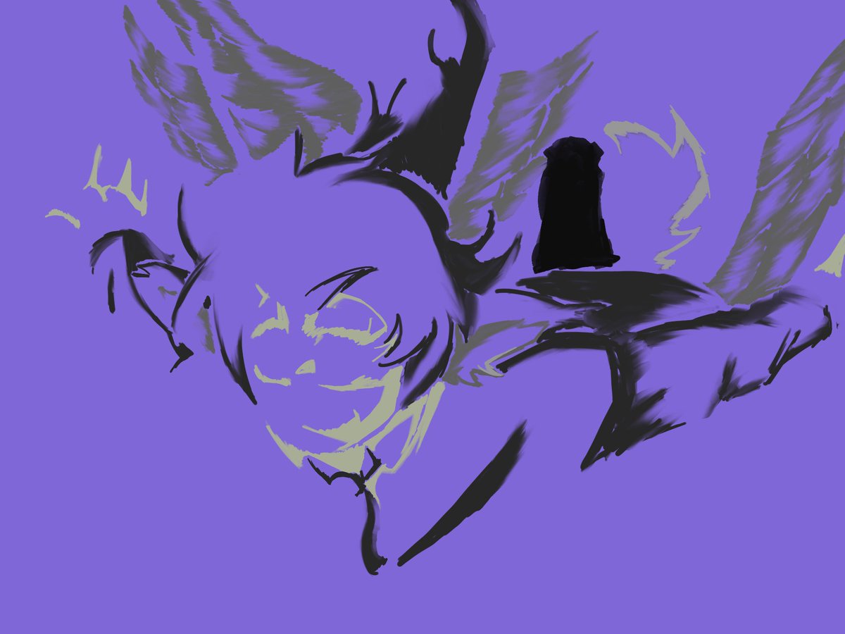 Haydrogen3439's tweet photo. Hope I’m not too late for this 😭💔 
Spent all night speedrunning the art 
Here are the layers btw https://t.co/CkLVwNhtmq