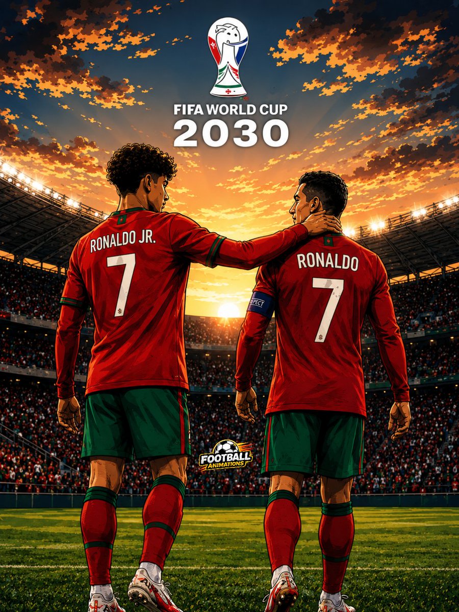footballanima's tweet photo. π Ronaldo & Ronaldo Jr. | A Father-Son Football Dream β½ | World Cup 2030 | Football Animations
Ronaldo β€οΈ
Ronaldo Jr. π
#Ronaldo #CristianoRonaldo #RonaldoJr #Portugal #FootballAnimations #Football #Soccer #WorldCup2030 #FootballArt #FootballFans https://t.co/jtZqpsykZl