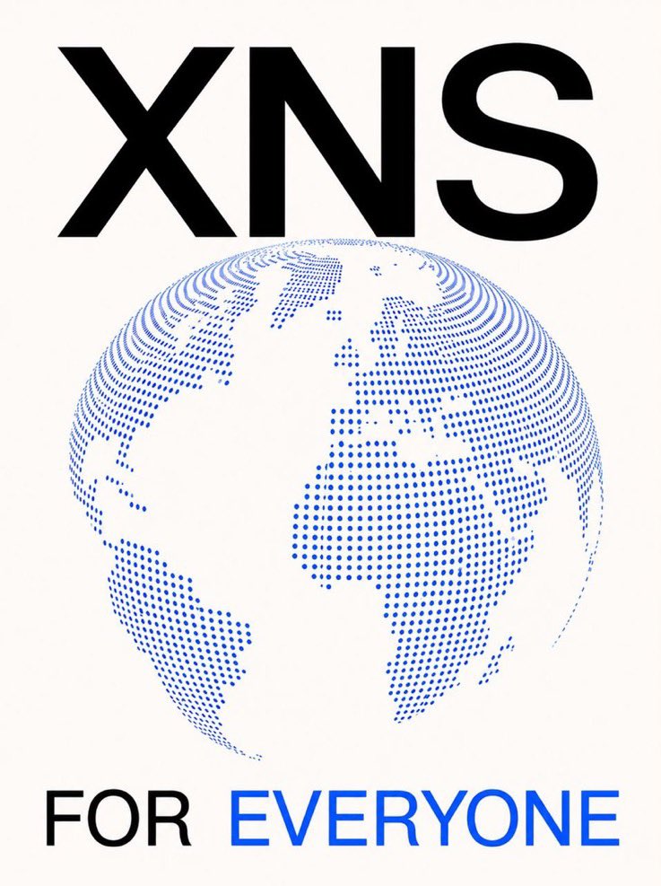 BitmanNFTs's tweet photo. You can create your own namespace with XNS, and As the owner you’ll earn 10% of all registration fees generated by that namespace..

Make sure it doesn't already exist.

You can check the current list here:
https://t.co/PNXYNLKZGI https://t.co/Ui2RR2oykc