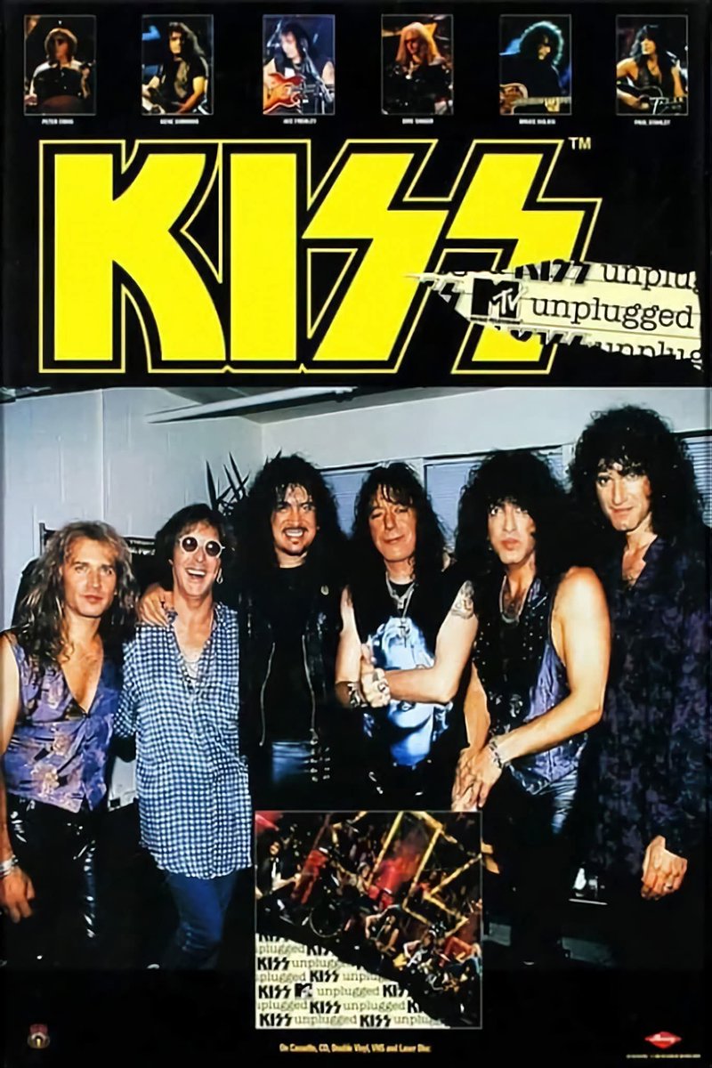 kiss's tweet photo. On this day in #KISSTORY - August 9, 1995 - KISS taped the MTV Unplugged special at Sony Studios in New York City. https://t.co/LXRHsLODHZ