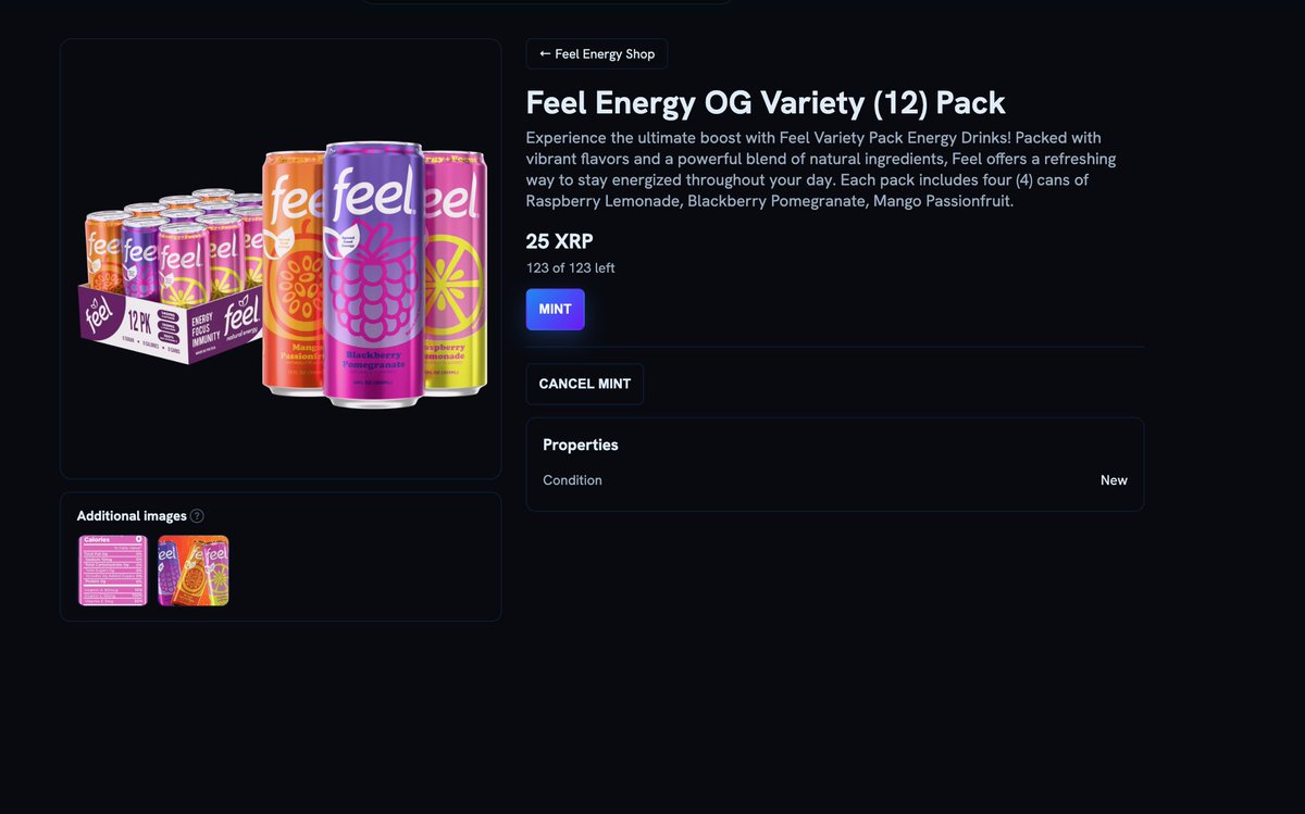feelenergy's tweet photo. BREAKING:
You can now buy FEEL products with XRP on @DeepTide_xrp

Real utility. Real products. No middleman.

Thank you for your attention to this matter.

https://t.co/ThpJzM5F9w https://t.co/TAaDi2GXMC