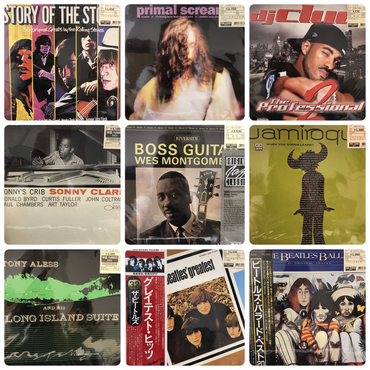 心斎橋】 8/10(月)新着レコード放出 本日は中古レコード約100枚放出